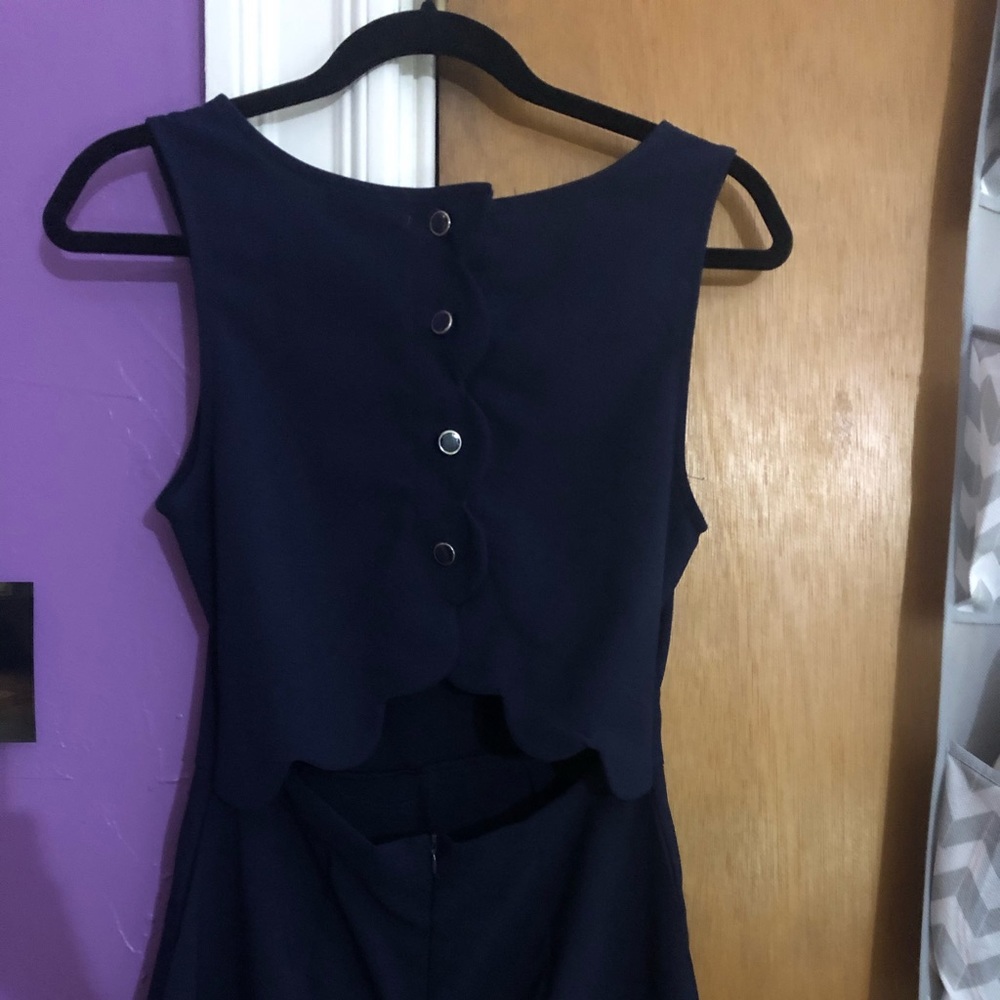 Navy blue romper